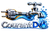 Logo CourantDo, électricien et plombier à Fougères
